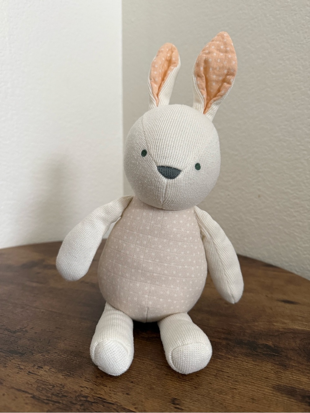 Cloud Island Bunny Rabbit Plush 14” Ivory Beige Stuffed Animal Lovey